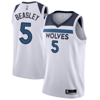 Nike Minnesota Timberwolves #5 Malik Beasley White NBA Swingman Association Edition Jersey Men's